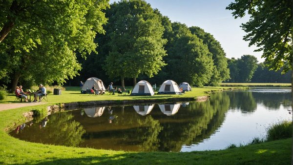 Vivez l'aventure du camping avec étang de pêche à bergerac