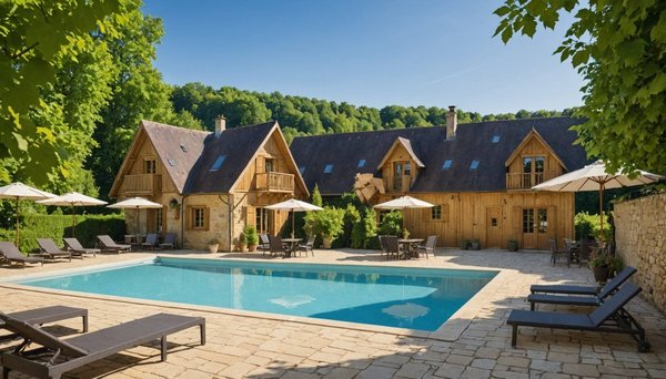 Les chalets du périgord : détente et piscine à sarlat